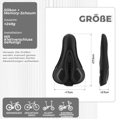ROCKBROS Fahrrad Sattelbezug Wasserdicht Fahrradsattel Überzug Atmungsaktiv