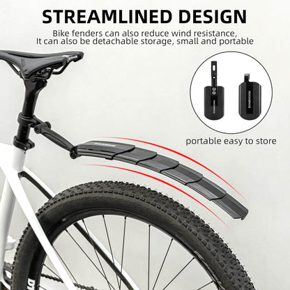 Fahrrad Schutzblech Set Vorne/Hinten Verstellbar