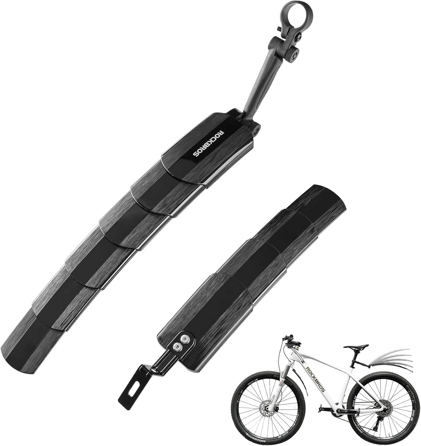 Fahrrad Schutzblech Set Vorne/Hinten Verstellbar