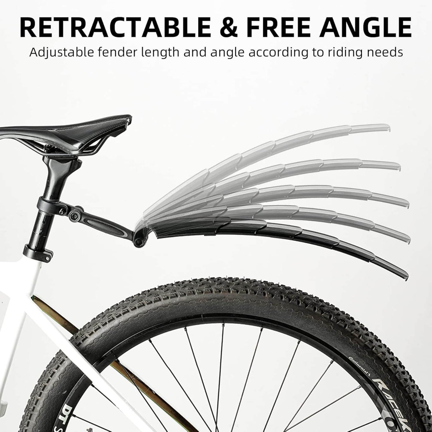 Fahrrad Schutzblech Set Vorne/Hinten Verstellbar