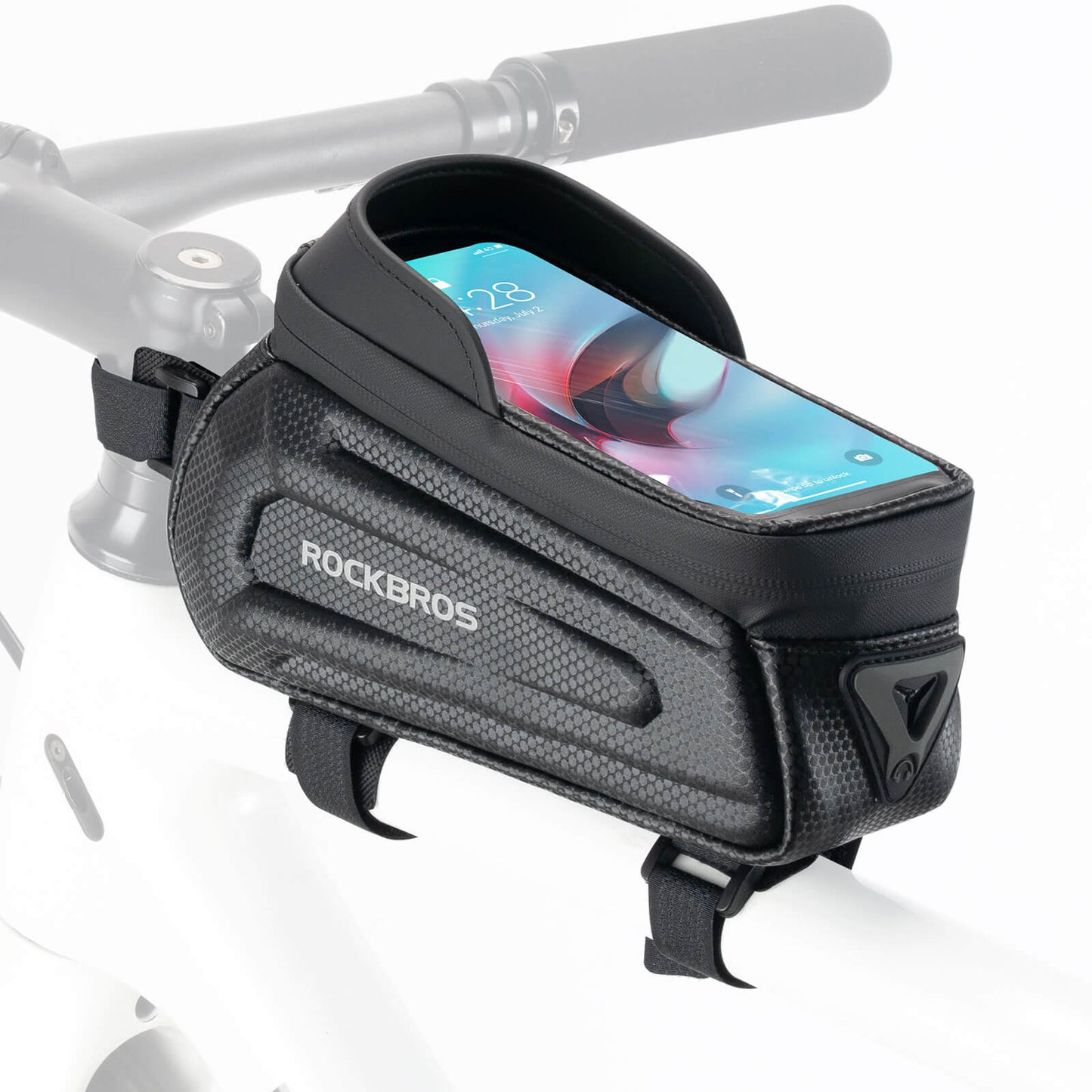 ROCKBROS Fahrradtasche Wasserabweisend Handytasche mit TPU Touchscreen