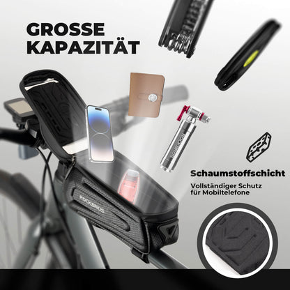 ROCKBROS Fahrradtasche Wasserabweisend Handytasche mit TPU Touchscreen