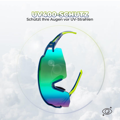 Winddichte und Polarisierte Sportbrille (UV400)