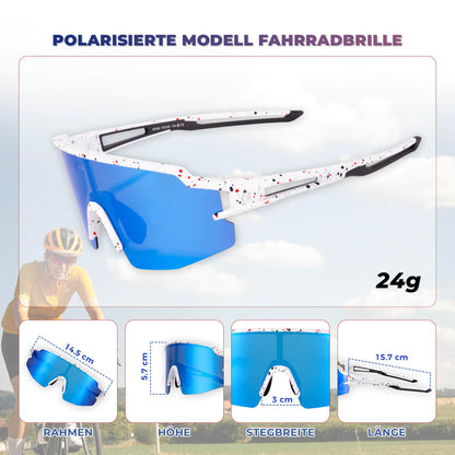 Winddichte und Polarisierte Sportbrille (UV400)