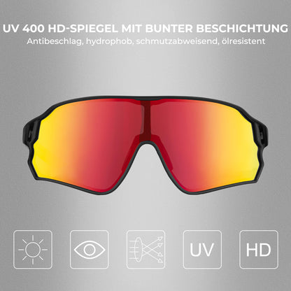 Federleichte Polarisierte Fahrradbrille (UV400)