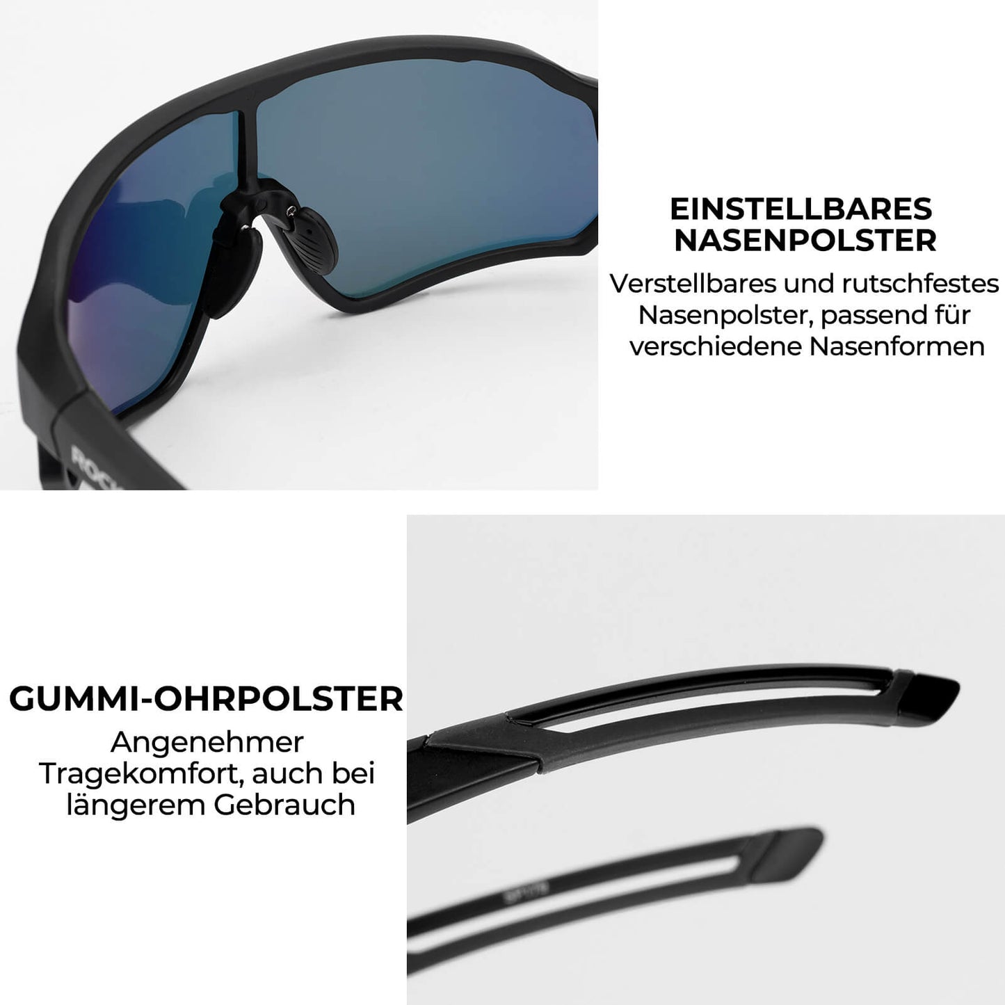 Federleichte Polarisierte Fahrradbrille (UV400)