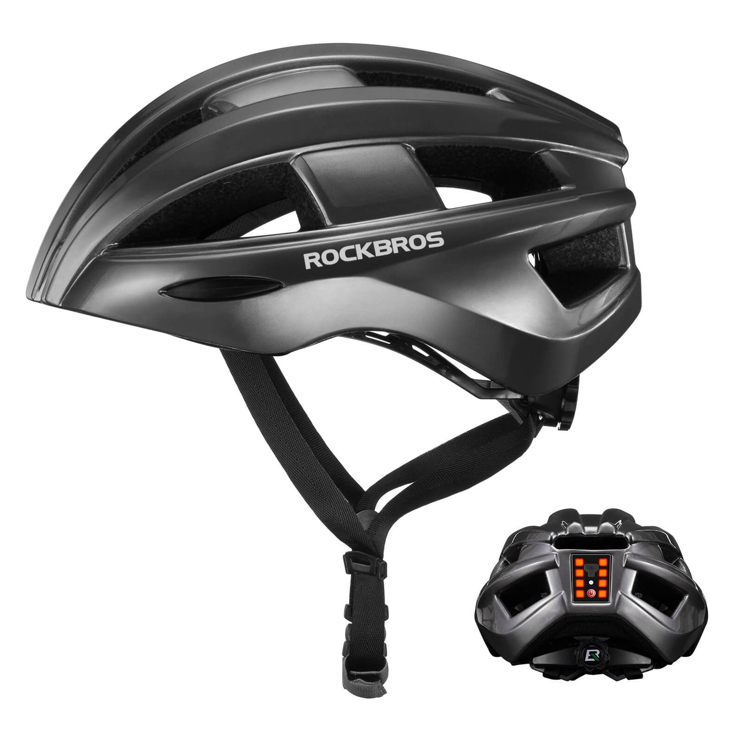 Fahrradhelm mit Rücklicht 55-60cm
