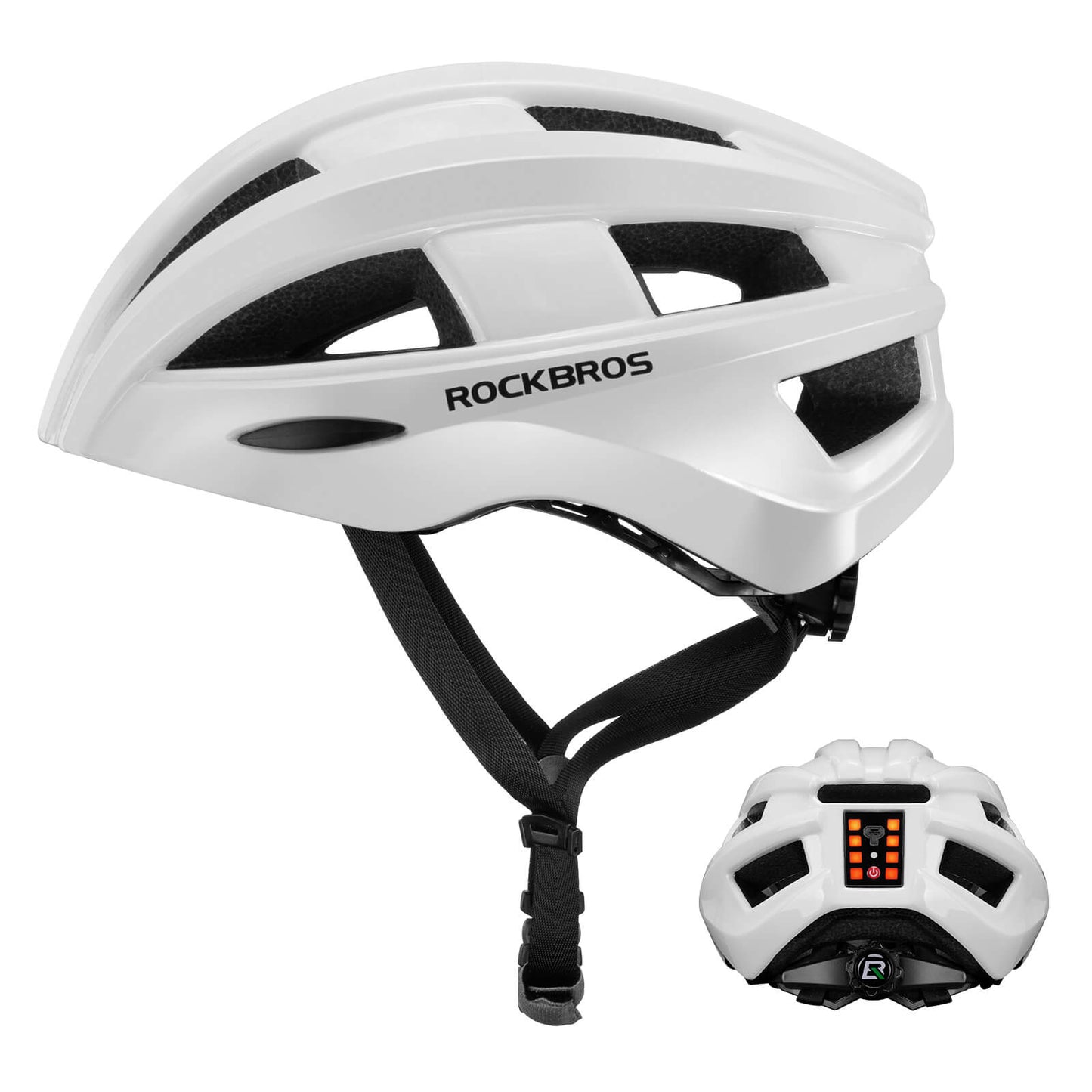 Fahrradhelm mit Rücklicht 55-60cm