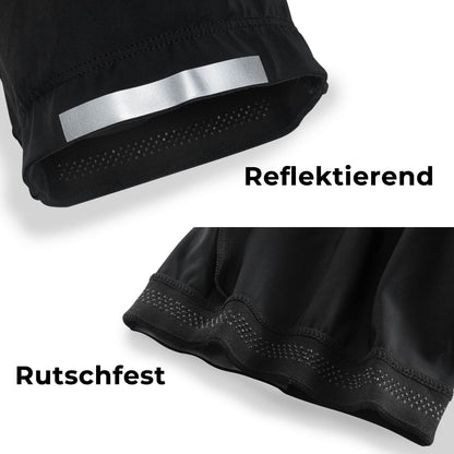 Fahrradhose mit 3D-Polster Atmungsaktiv Elastisch Reflektierend