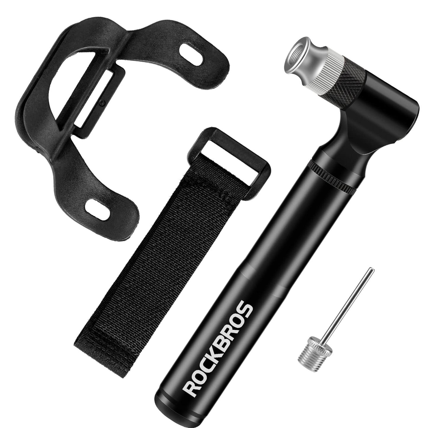 Fahrradpumpe 130PSI Tragbar mit Halterung Presta & Schrader Ventile