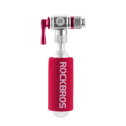 ROCKBROS Fahrradpumpe CO2 Inflator Fahrrad Minipumpe Presta & Schrader Ventil
