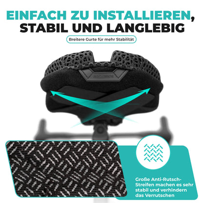 ROCKBROS Fahrradsitz Überzug Sattelbezug Polsterung 3D Stoßdämpfend