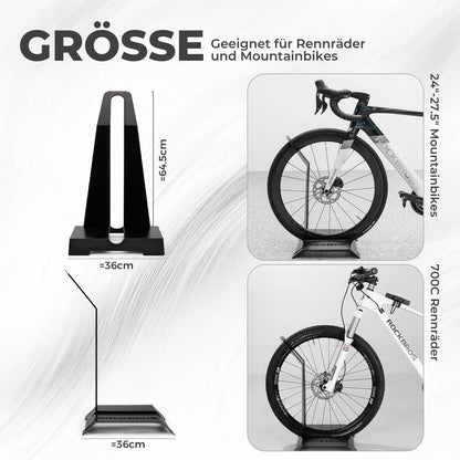 Fahrradständer für 24–27,5 Zoll MTBs und 700C Rennräder
