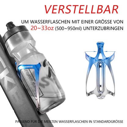 ROCKBROS Flaschenhalter Fahrrad Getränkehalter Leichtgewicht 30g