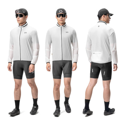 Leichte Fahrradjacke Nachleuchtend Faltbar Sommer Herren/Damen