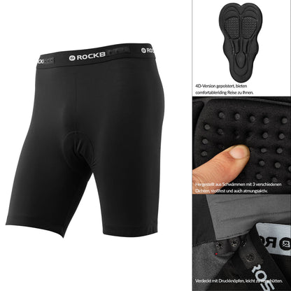 Kurze Atmungsaktive Radhose für Herren (Anti-Stoß)