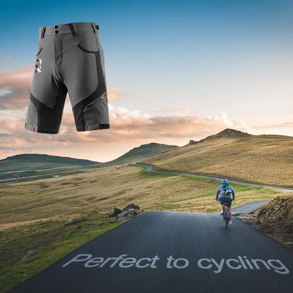 Kurze Atmungsaktive Radhose für Herren (Anti-Stoß)