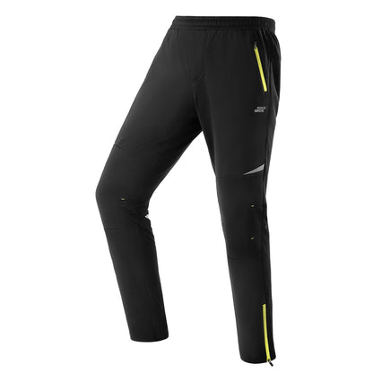 ROCKBROS Herren Fahrradhose Winddicht und Warm für Winter Outdoor-Sport
