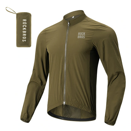 Herren Leichte Fahrradjacke Atmungsaktiv Frühling
