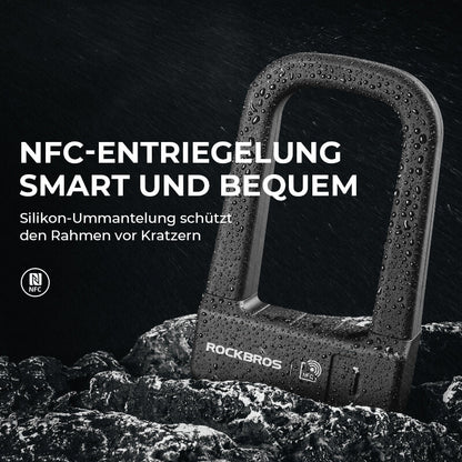Intelligentes NFC Fahrradschloss Wasserdicht