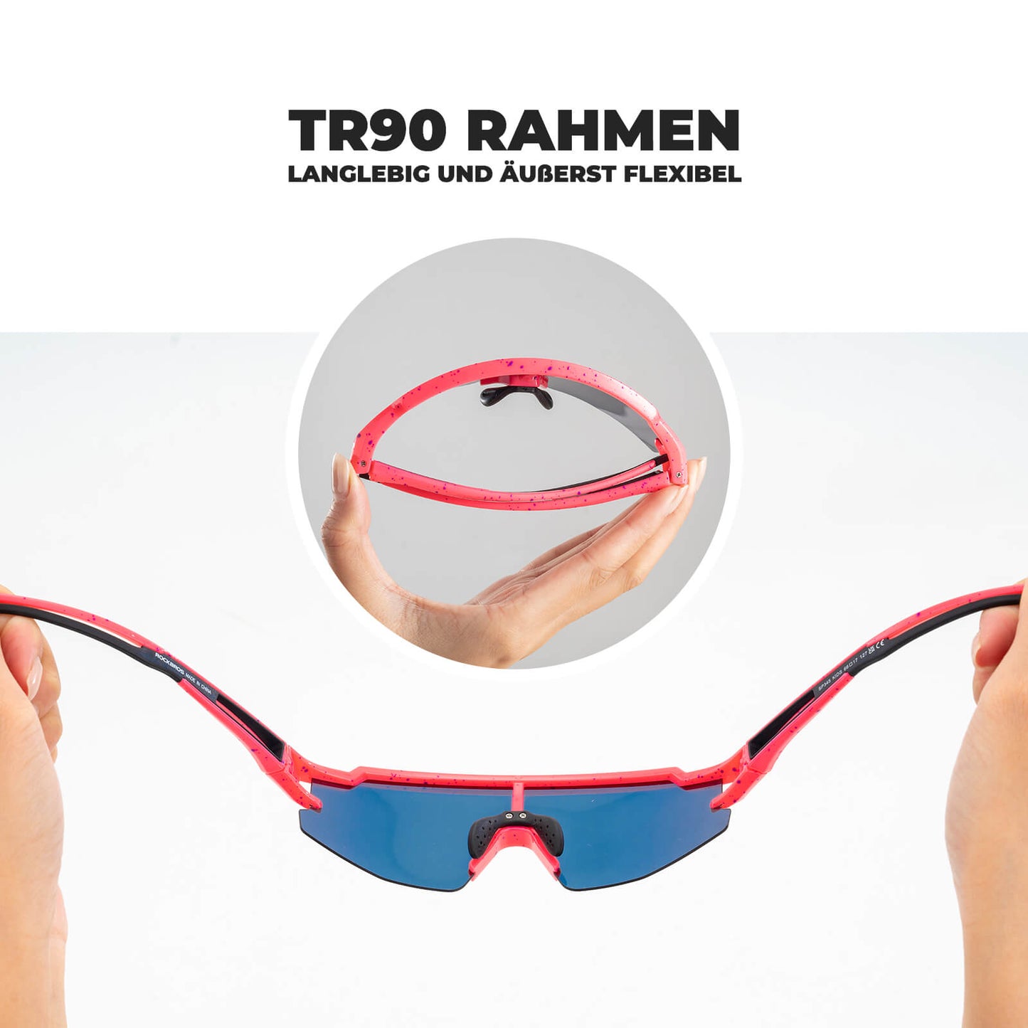 Polarisierte Sport- und Fahrradbrille für Kinder