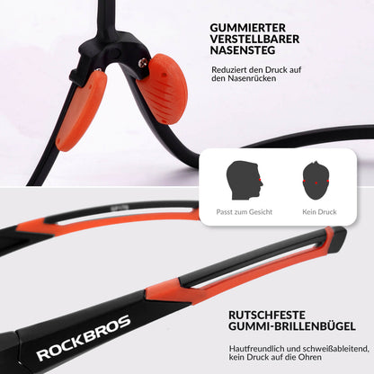 Selbsttönende Fahrradbrille für Kinder mit UV400-Schutz
