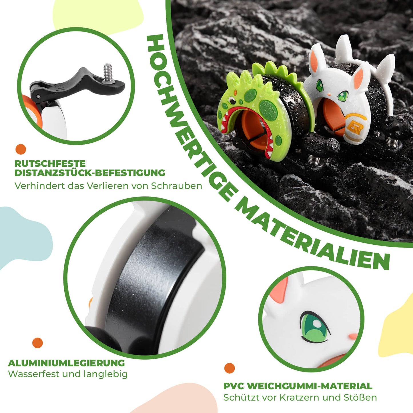 Kinder Fahrradklingel Laut für Lenker 22,2-25,4mm