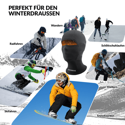 ROCKBROS Kinder Winter Sturmhaube Balaclava Gesichtsmaske für Mädchen/Jungen