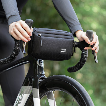 Lenkertasche Fahrradtasche mit Schultergurt 2,1L