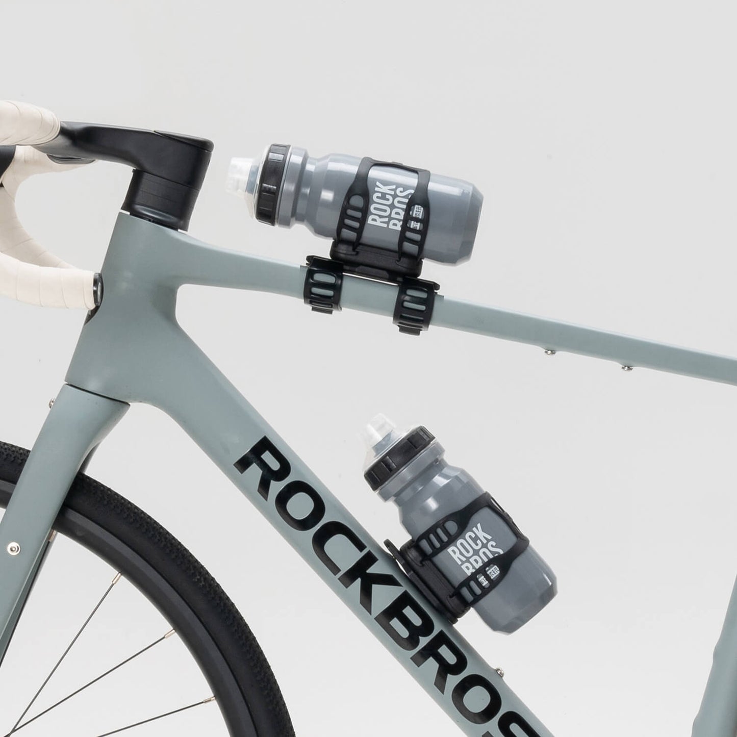 Magnetischer Flaschenhalter für Fahrrad – mit Riemenbefestigung