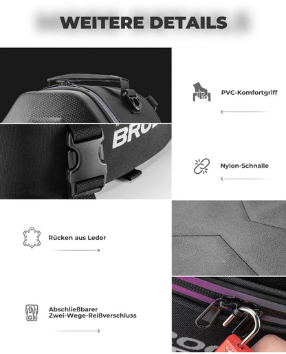 Motorrad Hecktasche Gepäcktasche 12,5L für Rücksitz