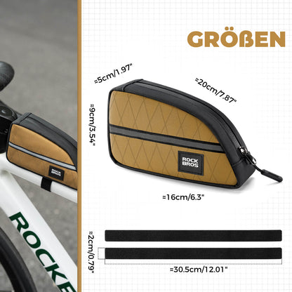 Oberrohrtasche 0,8L Leicht für Klapprad Falträder