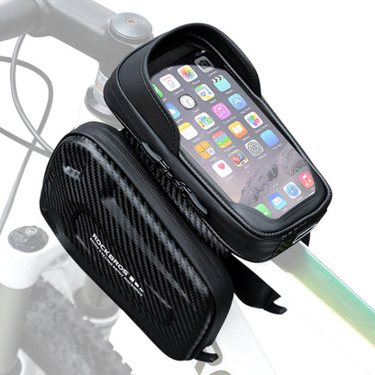 Oberrohrtasche für Smartphone mit Lichtschutz & Seitentaschen