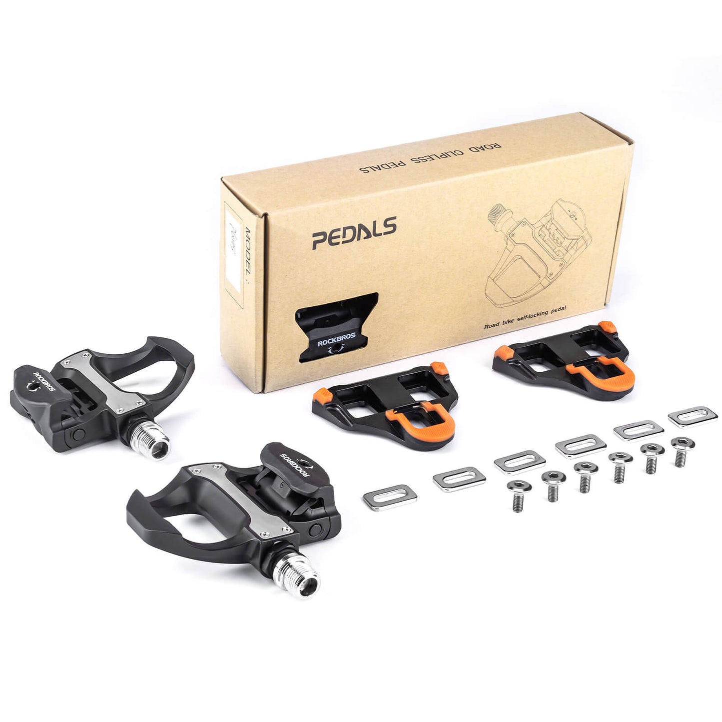 SPD Pedale Einstellbarer Spannung inkl. Cleats für Rennrad Wettkampf