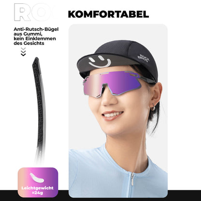 Aerodynamische und Windabweisende Sportbrille