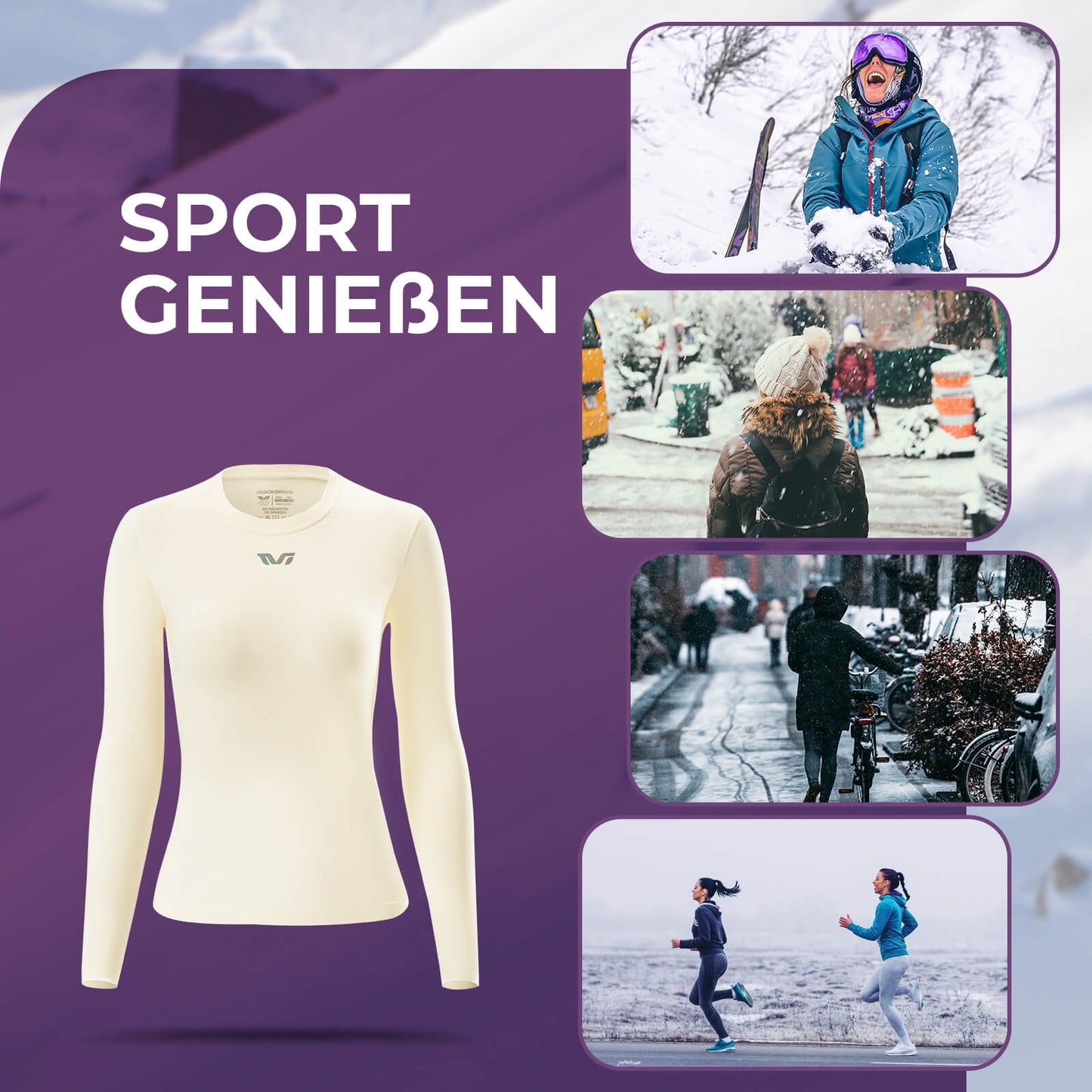 TVI Fahrrad Damen Thermounterwäsche Winter