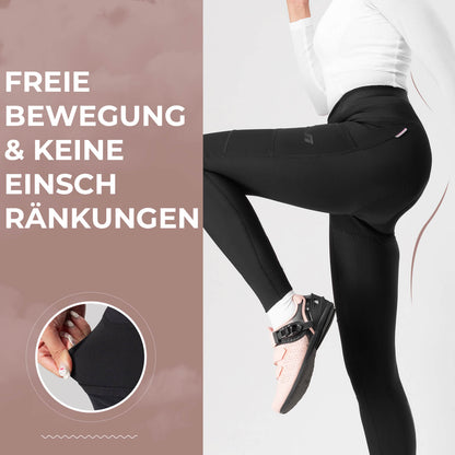 TVI Lange Fahrradhose mit Sitzpolster Atmungsaktiv Warm