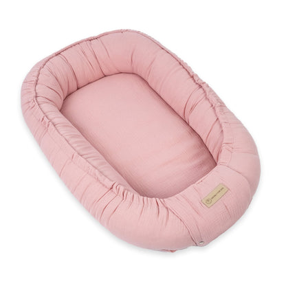 Babynestchen Musselin – Weicher mitwachsender Baby Kokon
