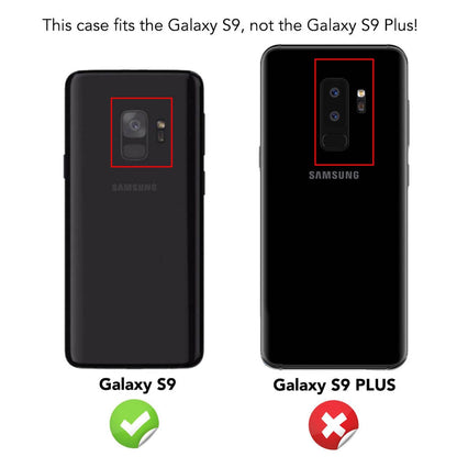NALIA 360 Grad Handy Hülle für Samsung Galaxy S9, Full Cover Case Silikon Bumper
