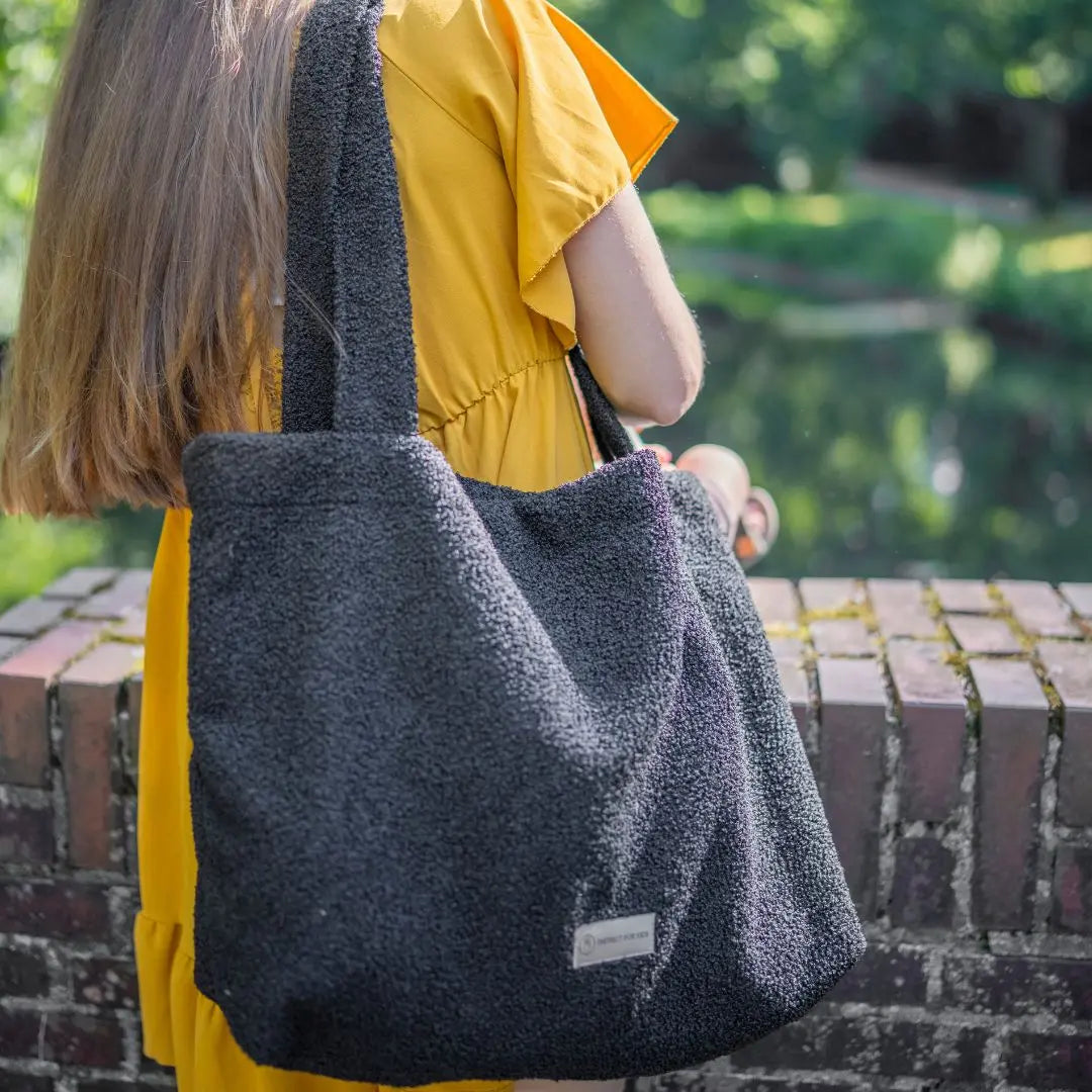 Mom Bag Bouclé – Shopper für den Kinderwagen