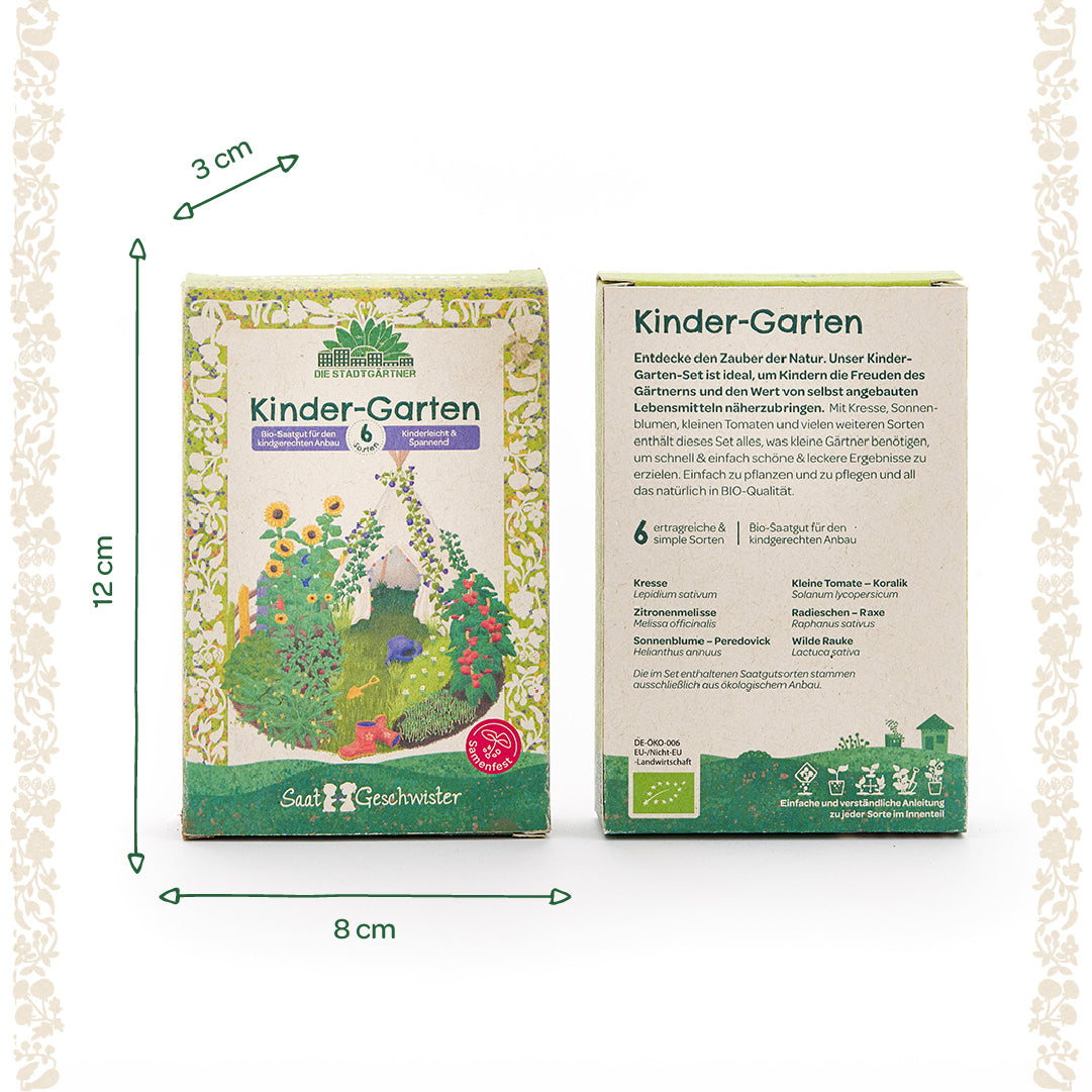 Organic seed set "Children's Garden"