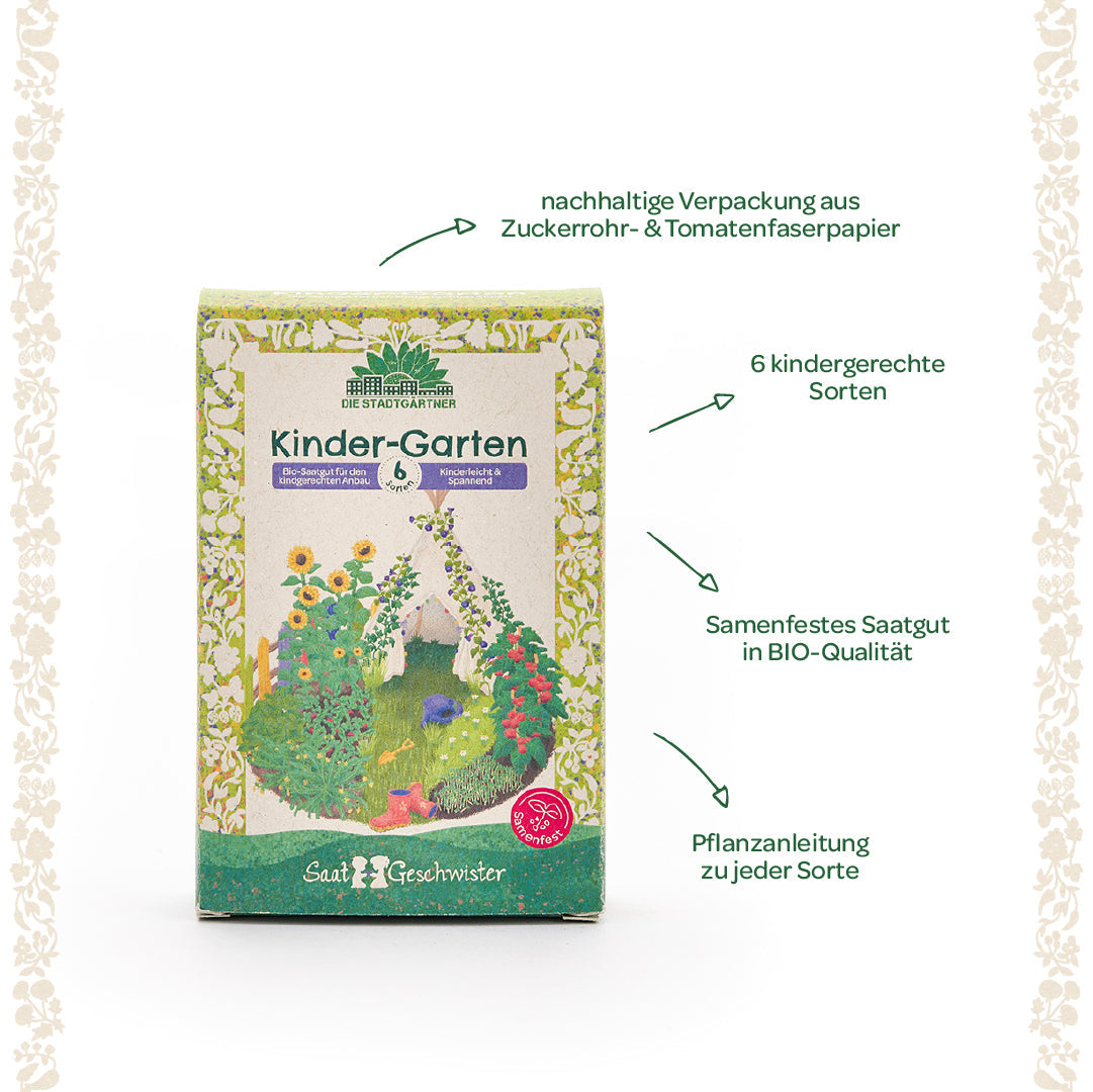 Organic seed set "Children's Garden"