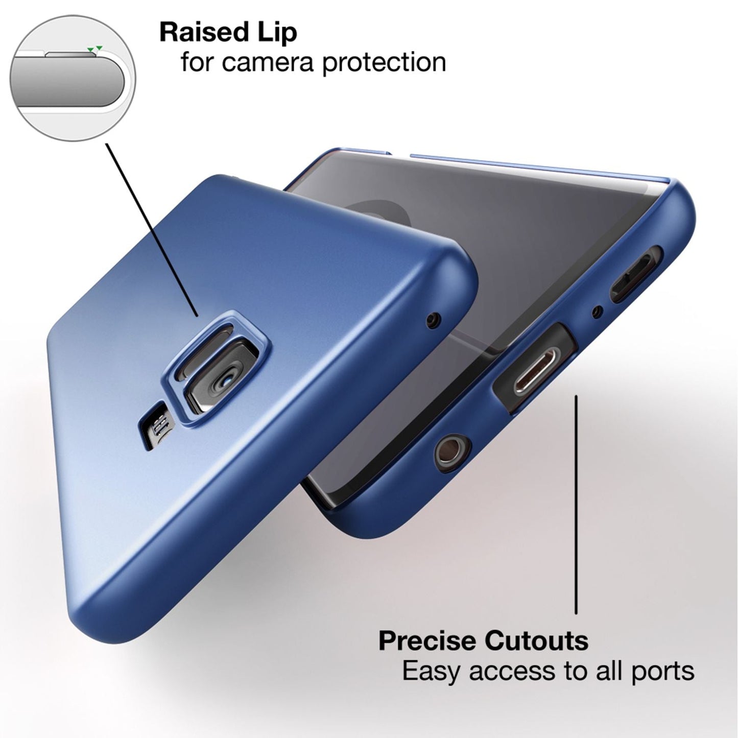 NALIA Ultra Slim Hardcase für Samsung Galaxy S9 – Anti-Fingerabdruck & 0.5mm Dünn – PUREFIT (Matt & Leicht) – Marke aus Berlin