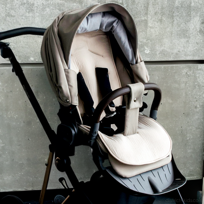 Muslin seat cover for the stroller - universal fit