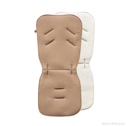 Muslin seat cover for the stroller - universal fit