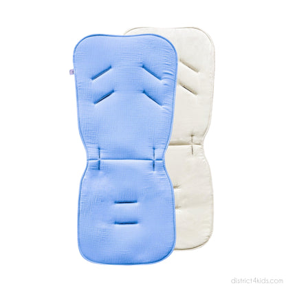 Muslin seat cover for the stroller - universal fit