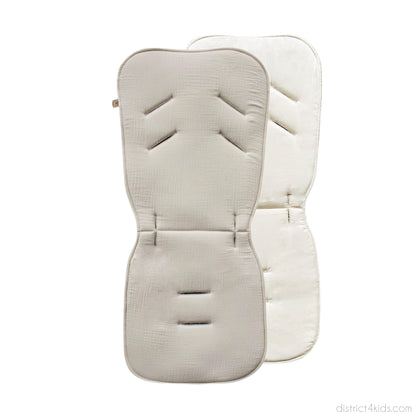 Muslin seat cover for the stroller - universal fit
