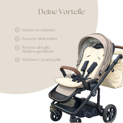 Sitzauflage Bio-Baumwolle – nachhaltig & universal