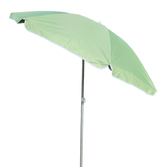 Sonnenschirm Strandschirm Strand Reise Stabil UV Schutz UPF 50+ grün 170 cm