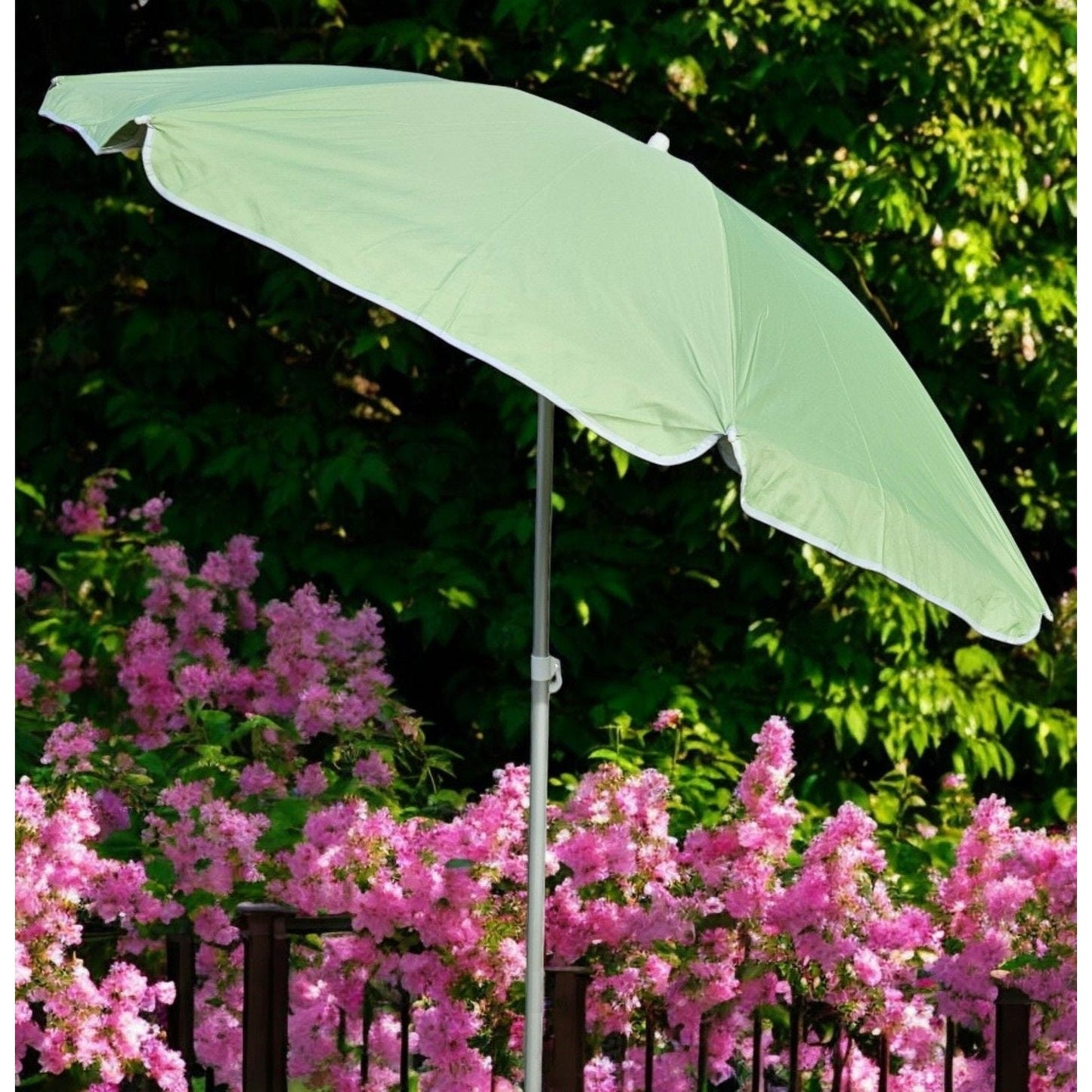 Sonnenschirm Strandschirm Strand Reise Stabil UV Schutz UPF 50+ grün 170 cm
